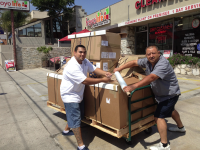 Shipment waiting for pickup